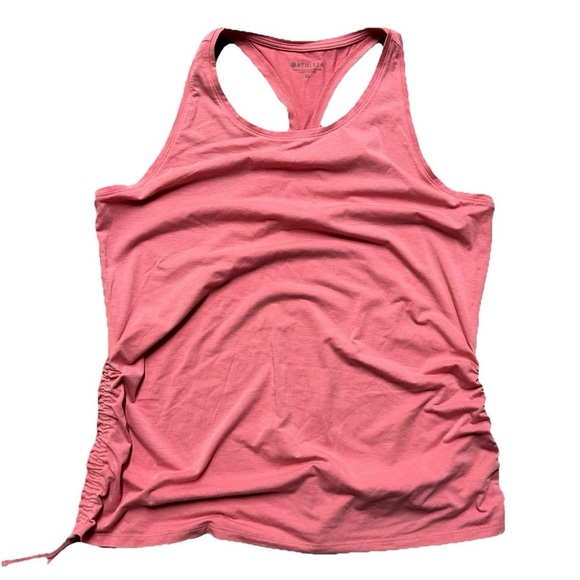 Athleta Tops - Women’s Athleta Pink Racerback Tank Top Size XL Athletic Wear Work Out